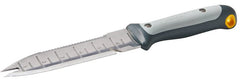 Woodland Tools Co 30-9010-100 Hori Hori Knife, 15 in OAL, Stainless Steel Blade, Serrated Edge Blade, Metal Handle