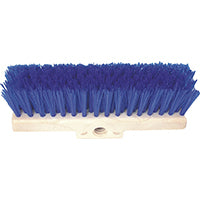 Birdwell 904-6 Deck Scrub, Threaded, 2 in L Trim, Polypropylene Bristle