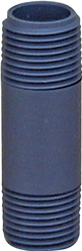 Genova 300 Series P-34-6 Pipe Nipple, 3/4 in, MIP, PVC, Gray, SCH 80 Schedule, 6 in L