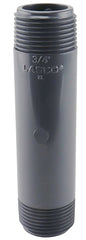 Genova 300 Series P-34-4 Pipe Nipple, 3/4 in, MIP, PVC, Gray, SCH 80 Schedule, 4 in L