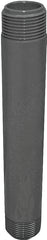 Genova P-34-8 Pipe Nipple, 3/4 in, MIP, PVC, Gray, SCH 80 Schedule, 8 in L