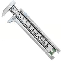 General 132ME Slide Caliper, 0 to 3 in, SAE Graduation, Steel