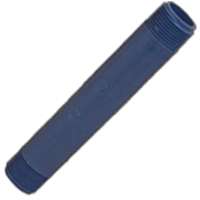 Genova P-1-12 Pipe Nipple, 1 in, MIP x MIP, PVC, Gray, SCH 80 Schedule, 12 in L