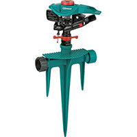Fiskars 822003-1001 Impulse Sprinkler, 5800 sq-ft, Polymer/Stainless Steel