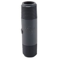 Genova 300 Series P-12-3 Pipe Nipple, 1/2 in, MIP, PVC, Gray, SCH 80 Schedule, 3 in L
