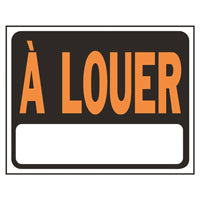 SP-131 SIGN A LOUER ORNG/BLACK