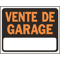 SP-132 SIGN VENTE DE GARAGE
