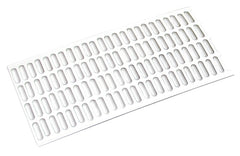 COVER GUTTER LEAF VNYL WHT 5FT