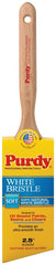Purdy 116425 Trim Brush, Natural White, Hardwood Handle, 2-1/2 in W, Angular Brush, China Bristle, Fluted Handle