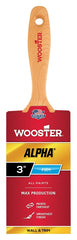 Wooster 4233-3 Paint Brush, 3 in W, 3-3/16 in L Bristle, Varnish Handle