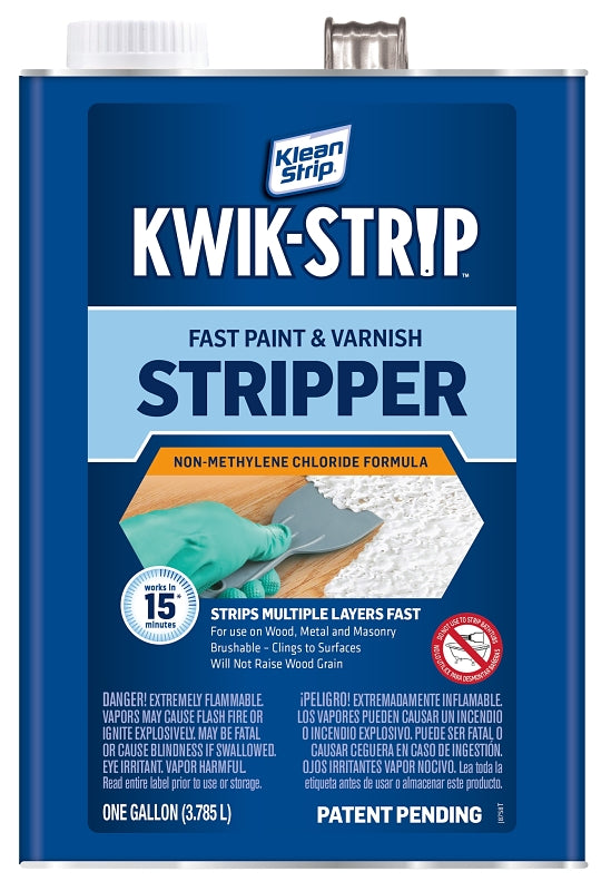 Klean Strip KWIK-STRIP GKWS960SC Paint and Varnish Stripper, Liquid, Aromatic, 1 gal, Can