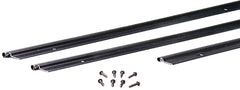 M-D 68437 Jamb Weatherstrip Kit, 7/8 in W, 1/4 in Thick, Aluminum/Vinyl