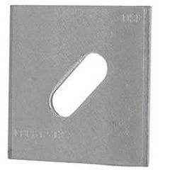 MiTek LBPS58-TZ Slotted Bearing Plate, Steel, Zinc