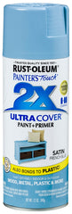 2X Ultra Cover 334088 Spray Paint, Satin, French Blue, 12 oz, Can