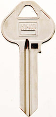 Hy-Ko 11010RU16 Key Blank, Brass, Nickel, For: Russwin and Corbin Cabinet, House Locks and Padlocks