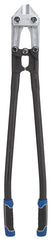 Vulcan JL-WD-0636 Bolt Cutter, 10 mm Cutting Capacity, Chrome-Molybdenum Steel Jaw, 36 in OAL, Black/Blue Handle