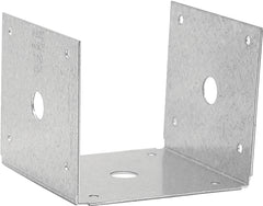 MiTek D44-TZ Post Anchor, 4 x 4 in Post/Joist, Steel, Zinc
