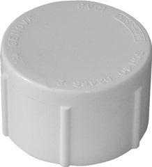 Xirtec 140 435426 Pipe Cap, 1-1/4 in, FPT, White, SCH 40 Schedule, 150 psi Pressure