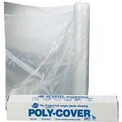 Warp's 4LX8C Poly Film, 50 ft L, 8 ft W, Clear
