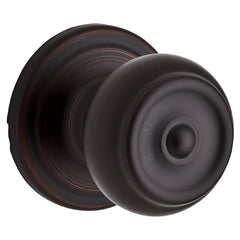 Weiser Phoenix Series 9GA1010-015 Passage Door Knob, 2-3/16 in Dia Knob, Venetian Bronze