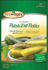 Mrs. Wages W623-J7425 Polish Dill Pickle Mix, 6.5 oz Pouch