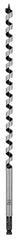 Irwin 3043006 Auger Drill Bit, 9/16 in Dia, 17 in OAL, Twist Flute, 1-Flute, 7/16 in Dia Shank