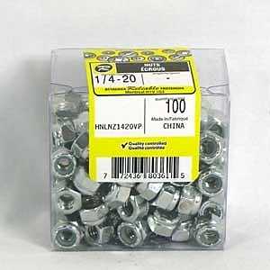 Reliable HNLNZ51618VP Lock Nut, UNC-UNF Thread, 5/16-18 Thread, Steel, Zinc, NE2 Grade