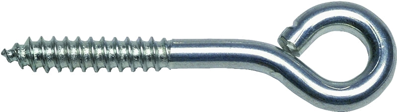 National Hardware N220-723 Lag Screw Eye, 2.12 in L Thread, 5-1/4 in OAL, 320 lb Working Load, Steel, Zinc