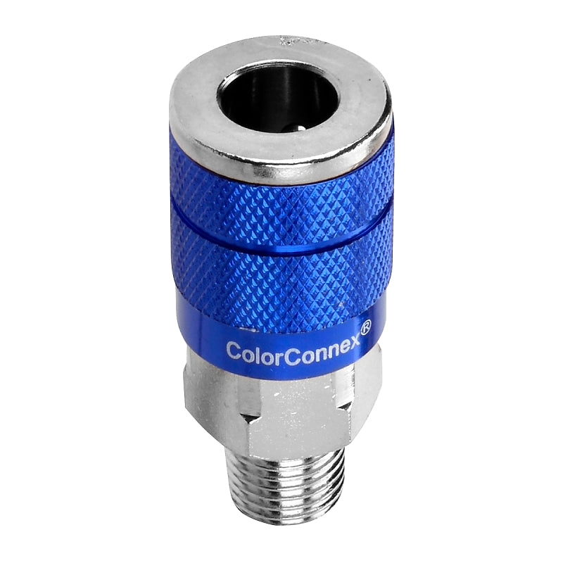 ColorConnex A72420C-X Coupler, 1/4 in, MNPT, Aluminum/Steel, Anodized