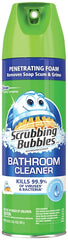 Scrubbing Bubbles 71367 Bathroom Cleaner, 22 oz Aerosol Can, Pleasant Fresh Clean, Yellow