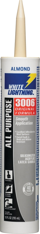 W12002010 ALMOND CAULK 10OZ