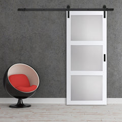 ES61 DOOR BARN WHITE