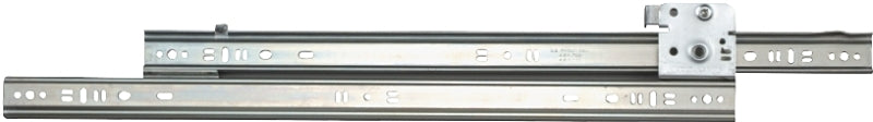 Knape & Vogt 1300P ZC 14 Drawer Slide, 75 lb, 14 in L Rail, 1/2 in W Rail, Steel, Zinc