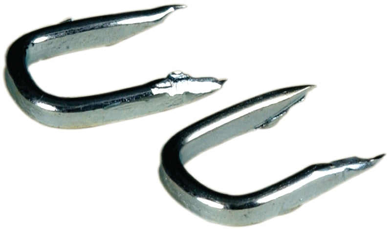 Hillman 122662 Double Point Staple, 1/2 in L, Galvanized Steel