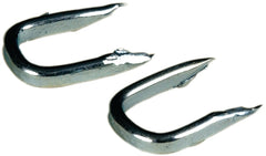 Hillman 122662 Double Point Staple, 1/2 in L, Galvanized Steel