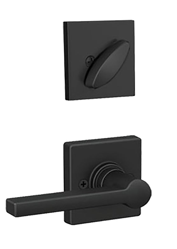 Schlage JH59 SOL 622 COL Door Interior Handle, 3 Grade, Single Lock, Matte, Lever Handle, 1-3/8 to 1-3/4 in Thick Door