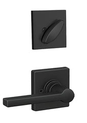 Schlage JH59 SOL 622 COL Door Interior Handle, 3 Grade, Single Lock, Matte, Lever Handle, 1-3/8 to 1-3/4 in Thick Door
