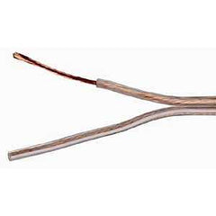 RCA CAH16100R Speaker Wire, 16 AWG Wire, 2 -Conductor, 100 ft L, Clear Sheath