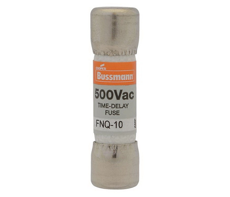 Bussmann FNQ-8 Time Delay Fuse, 8 A, 500 V, 10 kA Interrupt, Fiberglass Body
