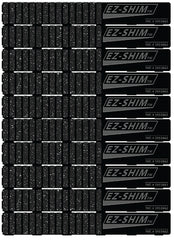 EZ Shim ETC2 Shim, 7.9 in L, 1.19 in W, 0.06 to 0.33 in Thick, Plastic, Black