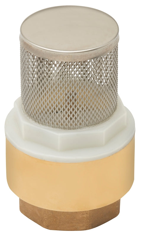 B & K ProLine Series 101-326NL Foot Valve, 1-1/4 in Connection, FPT, Brass Body
