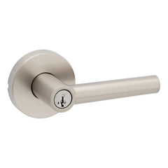 Weiser Milan Series 9GLA5350-095 Door Lever, Levers Lock, Satin Nickel, Residential, Re-Key Technology: SmartKey