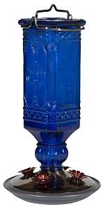 8117-2 METAL/GLASS BLUE 16 OZ