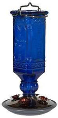 8117-2 METAL/GLASS BLUE 16 OZ