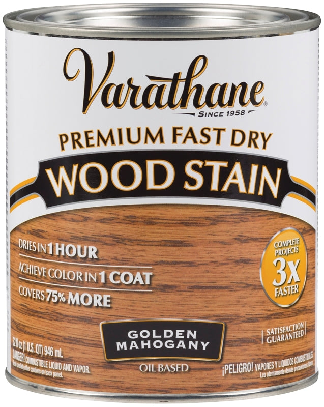 Varathane 262014 Stain, Golden Mahogany, Liquid, 1 qt, Can