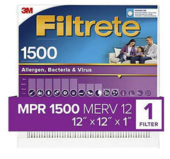 FILTER AIR 1500MPR 12X12X1IN