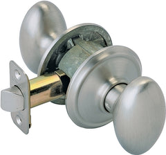 Schlage Siena Series F10V SIE619 Passage Knob, Knob Handle, Metal, Satin Nickel, 2-3/8, 2-3/4 in Backset