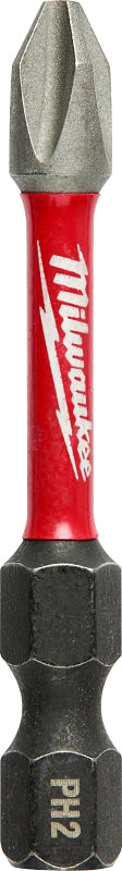 Milwaukee 48-32-4462 Power Bit, #2 Drive, Phillips Drive, 1/4 in Shank, Hex Shank, 2 in L, Steel