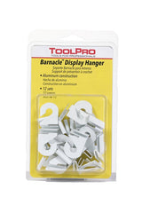 Toolpro Barnacle TP05114 Display Hanger, Aluminum, White, For: 1 in Ceiling Grid