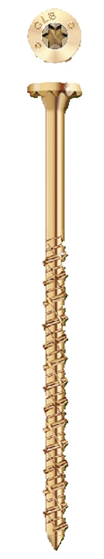 GRK Fasteners CALIBURN XL 57785 Heavy-Duty Concrete Screw, 19/64 in Dia, 5 in L, 3300 lb, Steel